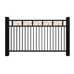 Tùy Chỉnh Vườn Sắt Hàng Rào Rèn Hình Dạng Nhà Sân Các Tòa Nhà Trang Trí Hình Ống Hàng Rào Tấm Ngoài Trời - Product Image 5