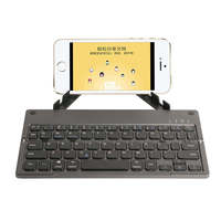 Clavier sans fil rechargeable pliable à 2 volets pour ordinateur portable, tablette, smartphones Android, utilisation de poche