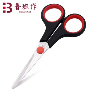 Student Scissors Kids Household Color Stainless Steel Metal Cutting Rubber Handle 5 Inch Mini Kids Students Children Cartoon Office Scissors