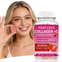 Complément Alimentaire en Gros : Gommes de Collagène à la Vitamine C, Complément de Collagène pour une Peau et des Ongles Plus Forts, Gommes à la Biotine