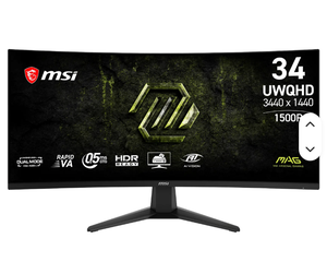 Nouveau pour 2026 : Moniteur de jeu incurvé MAG 346CQDF E20 Dual Mode 1500R IPS 34 pouces 3440x1440 UWQHD 200Hz - Product Image 3