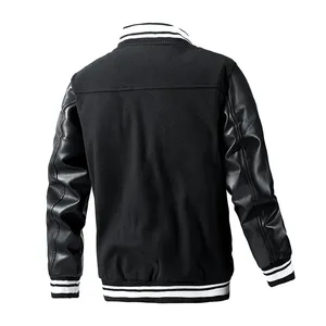 <span class=keywords><strong>Chaqueta</strong></span> Universitaria LAYENNE <span class=keywords><strong>de</strong></span> Alta Calidad para <span class=keywords><strong>Hombre</strong></span> y Mujer, Bordado Chenille, Mangas <span class=keywords><strong>de</strong></span> <span class=keywords><strong>Cuero</strong></span>, <span class=keywords><strong>Chaqueta</strong></span> Universitaria Personalizada con Letras <span class=keywords><strong>de</strong></span> Béisbol - Product Image 3