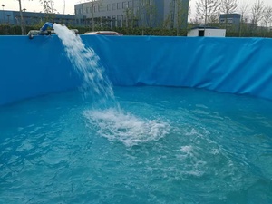 ถังเพาะพันธุ์ปลาพีวีซีขนาดใหญ่พร้อมระบบกรองแบบดรัม สำหรับอุปกรณ์การเพาะเลี้ยงสัตว์น้ำเชิงพาณิชย์ - Product Image 6