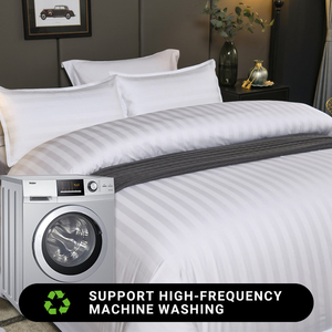 Schnellt rocknende schmutz abweisende Bettwäsche in Hotel qualität Weiße Bettwäsche für den gewerblichen Gebrauch - Product Image 4