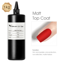 VENALISA Gel UV 1KG Base Pelliculable No-Wipe Top Coat Trempé Longue Tenue Vernis à Ongles Gel OEM Vrac 1000ml Vernis à Ongles Émail