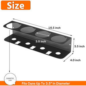 <b>Spray</b> can storage rack, wall-<b>mounted</b> <b>spray</b> bottle holder, garage wall shelf, multi-functional storage tool rack - Product Image 2