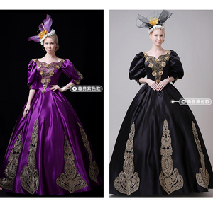 Vestido Victoriano de Alta Gama Estilo <span class=keywords><strong>Southern</strong></span> <span class=keywords><strong>Belle</strong></span> del Siglo XIX, Vestido Medieval Europeo para Fiesta de Disfraces, Disfraz para Espectáculo Teatral - Product Image 5