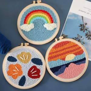Goods Rug Hooking Cross Stitch Punch Needle Embroidery <b>Kit</b> for <b>Beginners</b> DIY Handcraft Home Customized Logo Cartoon Oem Durable - Product Image 1