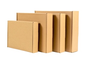Scatola Pieghevole Personalizzata in Cartone Ondulato Kraft per Spedizioni Express di Abbigliamento e Intimo - Product Image 6