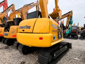 ใช้ Komatsu รถขุด PC70 8Ton แบรนด์ญี่ปุ่นพร้อมส่วนประกอบหลัก PLC รุ่น PC220และ PC60ที่คล้ายกัน - Product Image 6