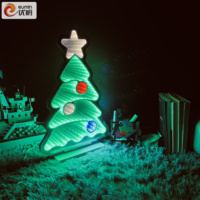 Eumin Arbre miroir infini LED de 11 pouces avec lumières néon LED, alimenté par piles 110V pour la maison, les magasins, les bureaux et plus encore