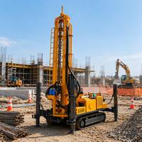 Foreuse hydraulique sur chenilles de 330 m pour puits d'eau – Machine de forage de puits pour projets d'approvisionnement en eau
