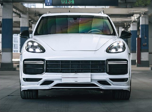 ชุดแต่งกันชนหน้า-หลัง Cayenne รุ่นเก่าเป็นรุ่นใหม่ 9Y0.1 Turbo+<span class=keywords><strong>TKT</strong></span> สำหรับ Cayenne ปี 2011-2014 (วัสดุ ABS+PP+อลูมิเนียม) - Product Image 2