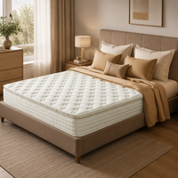 Matelas hybride à ressorts compressible et enroulable