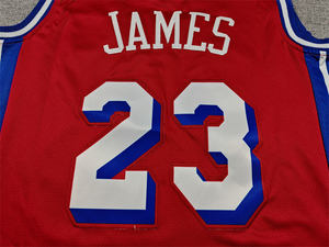 Bordado de Alta Calidad # Camiseta de <span class=keywords><strong>LeBron</strong></span> James #23 de Filadelfia - Product Image 4