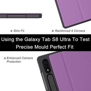 Per Samsung Galaxy Tab <span class=keywords><strong>S8</strong></span> <span class=keywords><strong>Ultra</strong></span> Custodia 2022, Hard PC Cover posteriore per Samsung Galaxy Tab <span class=keywords><strong>S8</strong></span> <span class=keywords><strong>Ultra</strong></span> da 14.6 pollici <span class=keywords><strong>Tablet</strong></span> - Product Image 2