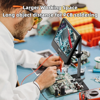 Andon star AD210 Digital mikroskop 10,1 "Einstellbares Reparatur werkzeug für LCD-Elektronik Mikroskop PCB SMD Löten 260-fache Vergrößerung