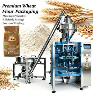 Machine d'emballage automatique VFFS haute précision pour farine <span class=keywords><strong>de</strong></span> blé, pour l'emballage en sachet <span class=keywords><strong>de</strong></span> farine <span class=keywords><strong>de</strong></span> maïs <span class=keywords><strong>de</strong></span> 1 à <span class=keywords><strong>5</strong></span> <span class=keywords><strong>kg</strong></span> - Product Image 1