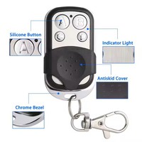 Télécommande automatique en plastique 433 MHz, 4 boutons, ouvre-porte de garage, duplicateur universel, émetteur de code copiable