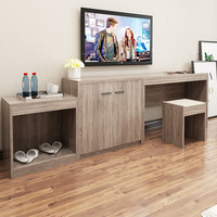 Ensemble Mobilier de Chambre Hôtelière Commerciale en Bois 3 Étoiles, Lit King Size, Prix Avantageux