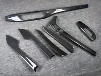 Kit complet de garnitures intérieures en fibre de carbone sèche, sur mesure pour Audi A5 B9 Coupé 2 portes, compatible conduite à droite (RHD) et conduite à gauche (LHD), accessoires de modification intérieure de voiture
