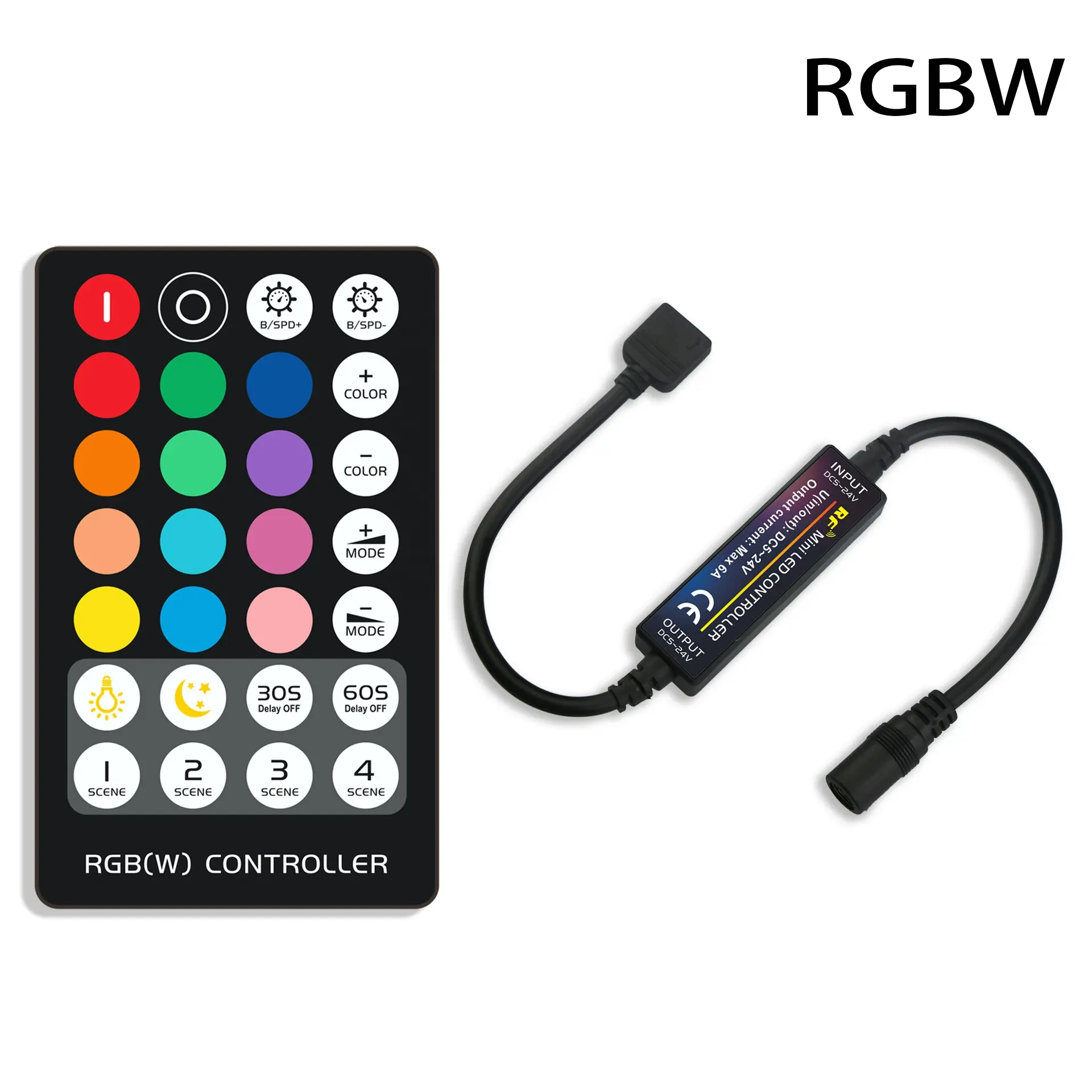 14/17/21/28 anahtar RF uzaktan kumanda Mini LED tek renk/çift renk/RGB/RGBW/RGBCCT denetleyici LED şerit işık için