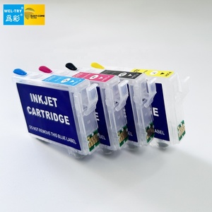 <span class=keywords><strong>Cartouche</strong></span> d'encre rechargeable vide T603 pour imprimante Epson WF-2810 WF-2830 WF-2835 WF-2850 T603/T603XL compatible Expression Home - Product Image 2