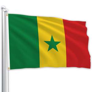 Drapeaux publicitaires intérieurs personnalisés au meilleur prix, 3*5 pieds, fanions en aluminium et polyester, impression numérique CMYK, impression couleur et taille personnalisées - Product Image 2