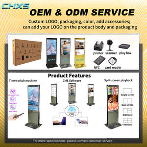 Totem Publicitaire Vertical Tactile Intelligent Écran Interactif LCD 4K 32 43 55 65 Pouces Type Miroir Magique <span class=keywords><strong>sur</strong></span> Pied - Product Image 4