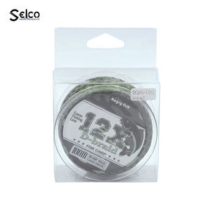 Selco <span class=keywords><strong>12</strong></span> brins armure <span class=keywords><strong>d</strong></span>-tresse 100 mètres camouflage tressé PE ligne de poisson ligne de pêche à la carpe pour la pêche à la carpe tresse ligne de crochet - Product Image 6