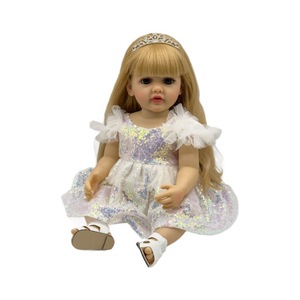 Muñecas Bebé Reborn <span class=keywords><strong>de</strong></span> <span class=keywords><strong>Silicona</strong></span> <span class=keywords><strong>de</strong></span> 55 cm, Muñecas Realistas <span class=keywords><strong>de</strong></span> Bebé, Muñecas <span class=keywords><strong>de</strong></span> Juguete con Función Musical, Oferta Especial Yeezwood - Product Image 1