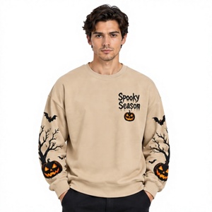 Sudadera de Halloween con estampado gótico de esqueleto, cuello redondo, manga larga, estilo oversize, unisex, ropa urbana, otoño invierno, venta al por mayor - Product Image 3