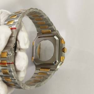 Boîtier Carré en Acier Inoxydable 316L <span class=keywords><strong>de</strong></span> Style SANTOS <span class=keywords><strong>DE</strong></span> <span class=keywords><strong>CARTIER</strong></span> <span class=keywords><strong>de</strong></span> 42 mm avec Verre Saphir pour Mouvement Japonais NH35/NH36 - Product Image 3