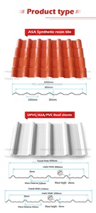 Tegole in PVC Impermeabili Langfang Bonai, Copertura in Plastica, Tegole Coloniali in PVC - Product Image 6