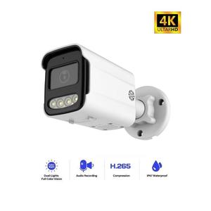 Cámara de Seguridad CCTV 4K para Exteriores, 5MP 8MP, DC12V POE, Visión Nocturna a Todo Color, Audio, Detección Humana - Product Image 2