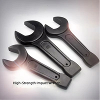 Clé à molette à extrémités ouvertes, en acier au carbone/CRMO, métrique/pouce, qualité industrielle OEM, fabrication V-strong
