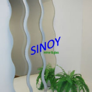 Miroir sur pied sans cadre géométrique irrégulier moderne personnalisé pour la décoration intérieure, rond/ovale/circulaire, 5 mm, pour salle de bain, salon, chambre à coucher - Product Image 2