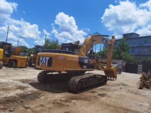 Excavadora de cadenas Caterpillar 330D usada, original de Japón, pocas horas de trabajo, excavadora de construcción de 33 toneladas - Product Image 2