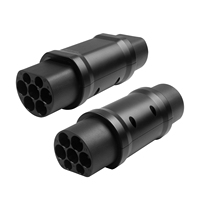 Adaptador de carga de coche monofásico tipo 2 a GBT EV Adaptadores de cargador trifásicos de 22 kW EV
