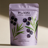 Sachet de masque facial en feuille aux fruits naturels en gros : Fraise, Concombre, Essence de Baies d'Açaï – Hydratant et Éclaircissant