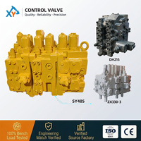 Vannes de distribution hydrauliques SY485 pour excavatrice sur chenilles Sany, ensemble de vanne de commande principale, prix de gros