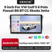 Navifly 4G WIFI Car-Play Autoradio FM Écran tactile Multimédia pour VW Golf 5 6 Polo Passat B6 B7 CC Skoda Jetta-button