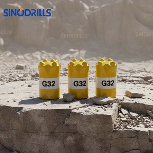 مطرقة مثقاب الأعلى من SINODRILLS أدوات حفر في الصخور مبرد معدني مدبب 7/11/12 درجة لقم زر 34 مم - Product Image 2