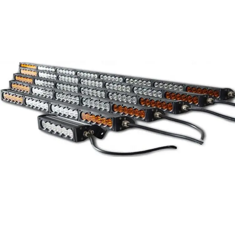 HT-23 Off Road Led Bar 20" 26" 32" 38" 44 inch Single Row Amber White Offroad Led Light for Truck ATV UTV SUV 4WD