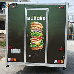 Camión de Comida para Hamburguesas de Alta Resistencia en Venta, Remolque de Comida Comercial de 4m Totalmente Equipado, Cocina Móvil de Doble Eje con Línea de Cocina - Product Image 2