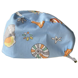 Y tá của Hat Unisex bệnh viện phụ kiện 100% bông dệt phòng điều hành & nha khoa sử dụng phổ phim hoạt hình toe <span class=keywords><strong>cap</strong></span> - Product Image 2