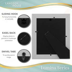 Marcos de Fotos Plegables de Madera MDF Ligera con Impresión UV/Serigrafía, Diseño Moderno, Tamaños Personalizados, para Montar en la Pared - Product Image 4