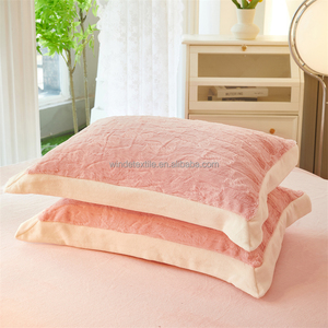 Pink 3D Carved Rabbit Milk Velvet Bedding Set Luxury <strong>Cream</strong> Fluffy Fleece Duvet Cover Warm <strong>BedSheets</strong> for Winter Bedroom - Product Image 6