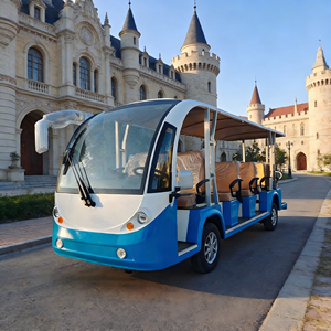 Véhicule électrique de tourisme pour passagers avec grand conteneur pour usage touristique - Product Image 2