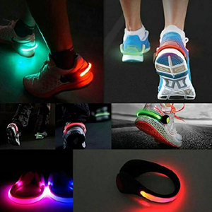 Dẫn ánh sáng Giày Clip đêm an toàn (thiết lập của 2) cho Chạy Chạy Bộ đi bộ và xe đạp đi xe đạp - Product Image 2